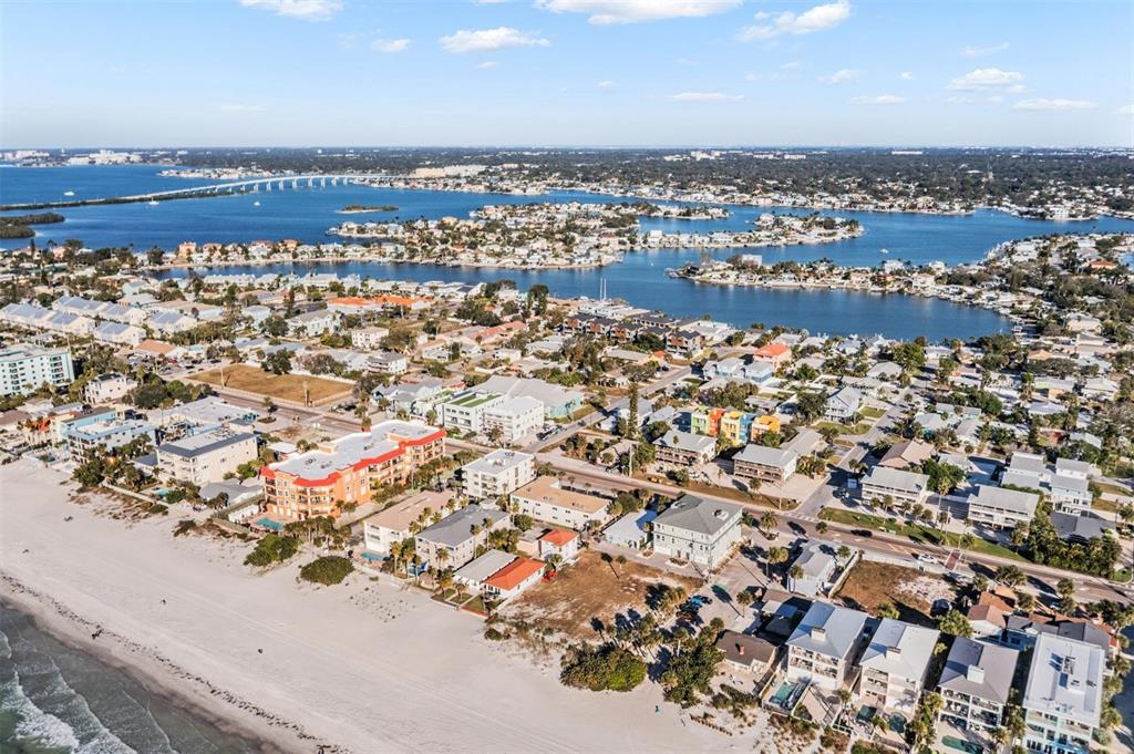 2110 Gulf Boulevard, Unit 8 Indian Rocks Beach, FL 33785 - Photo 25 of 34 an aerial view of residential building with parking space