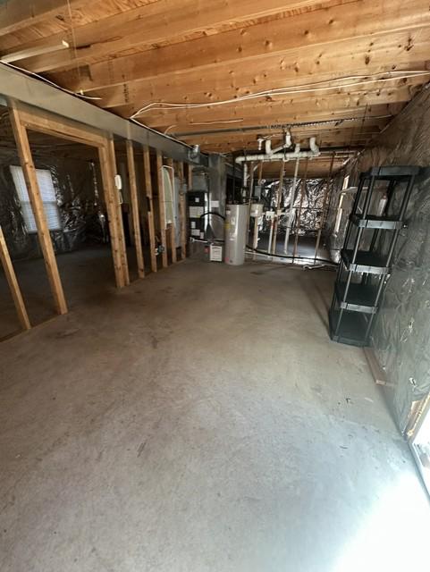 12627 Hilltop Road Lusby, MD 20657 - Photo 22 of 25 Spacious unfinished basement with room for storage