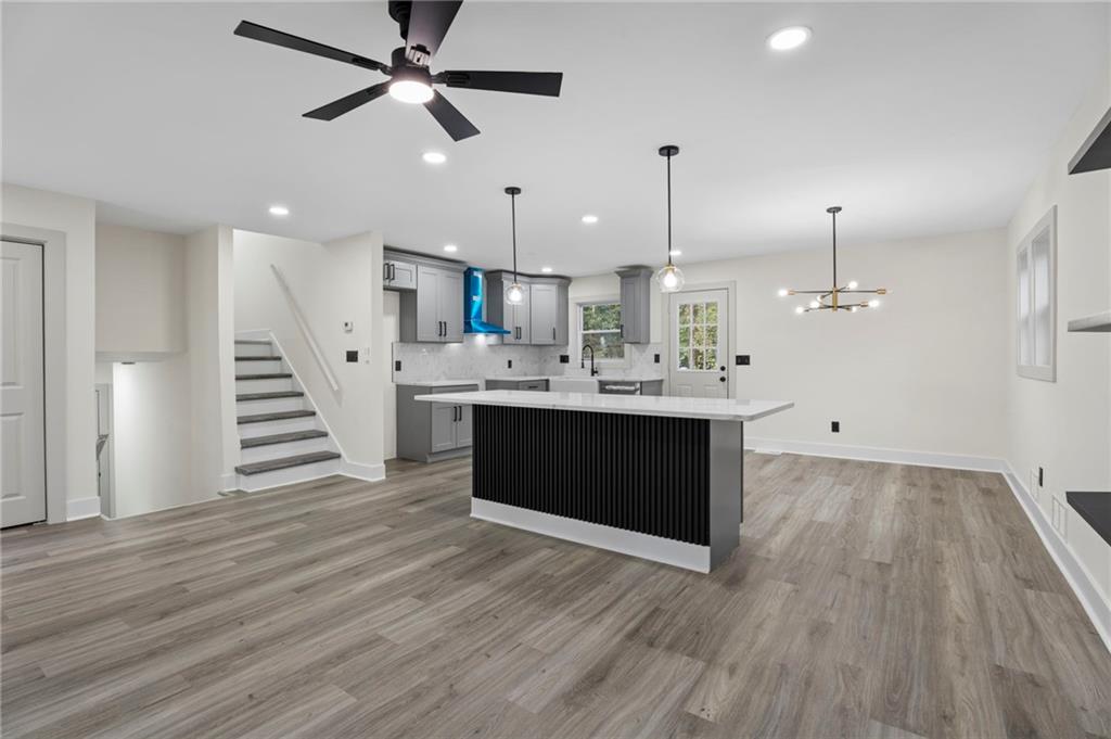 3991 Lindsey Drive Decatur, GA 30035 - Photo 8 of 29 a view of kitchen with cabinets and wooden floor