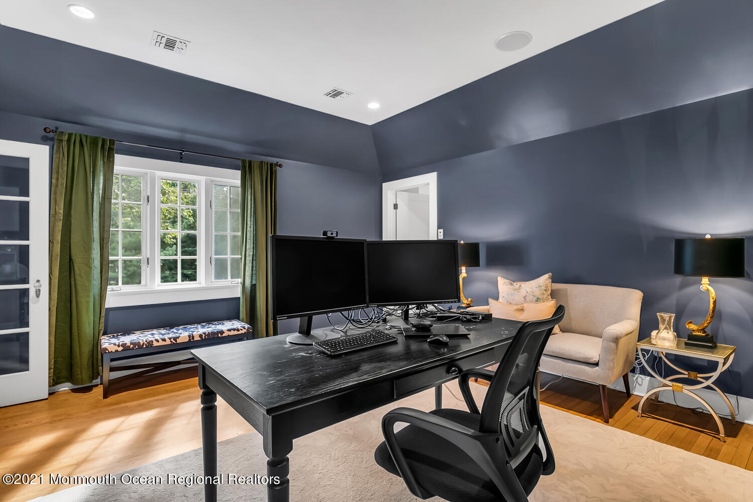 162 Black Point Road Rumson, NJ 07760 - Photo 24 of 58 a living room with furniture and a flat screen tv