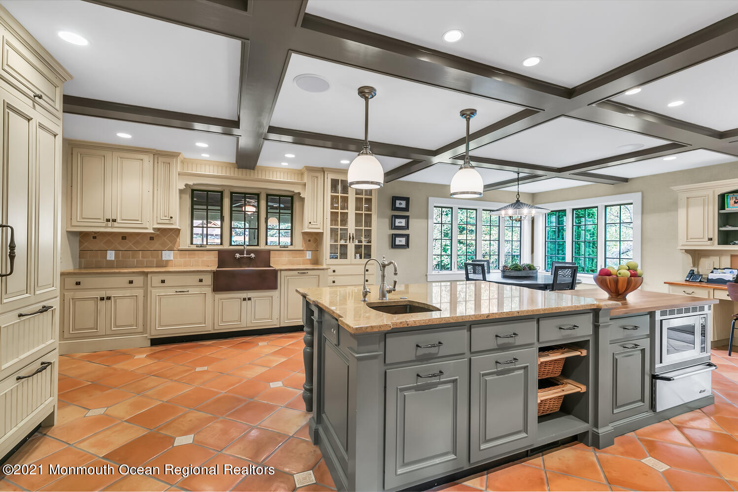 162 Black Point Road Rumson, NJ 07760 - Photo 4 of 58 a kitchen with white cabinets sink and stainless steel appliances