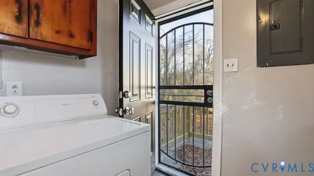 a view of washer and dryer