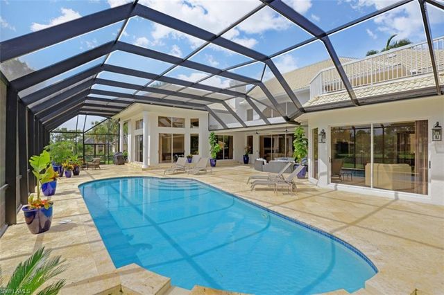 a view of a house with sitting area