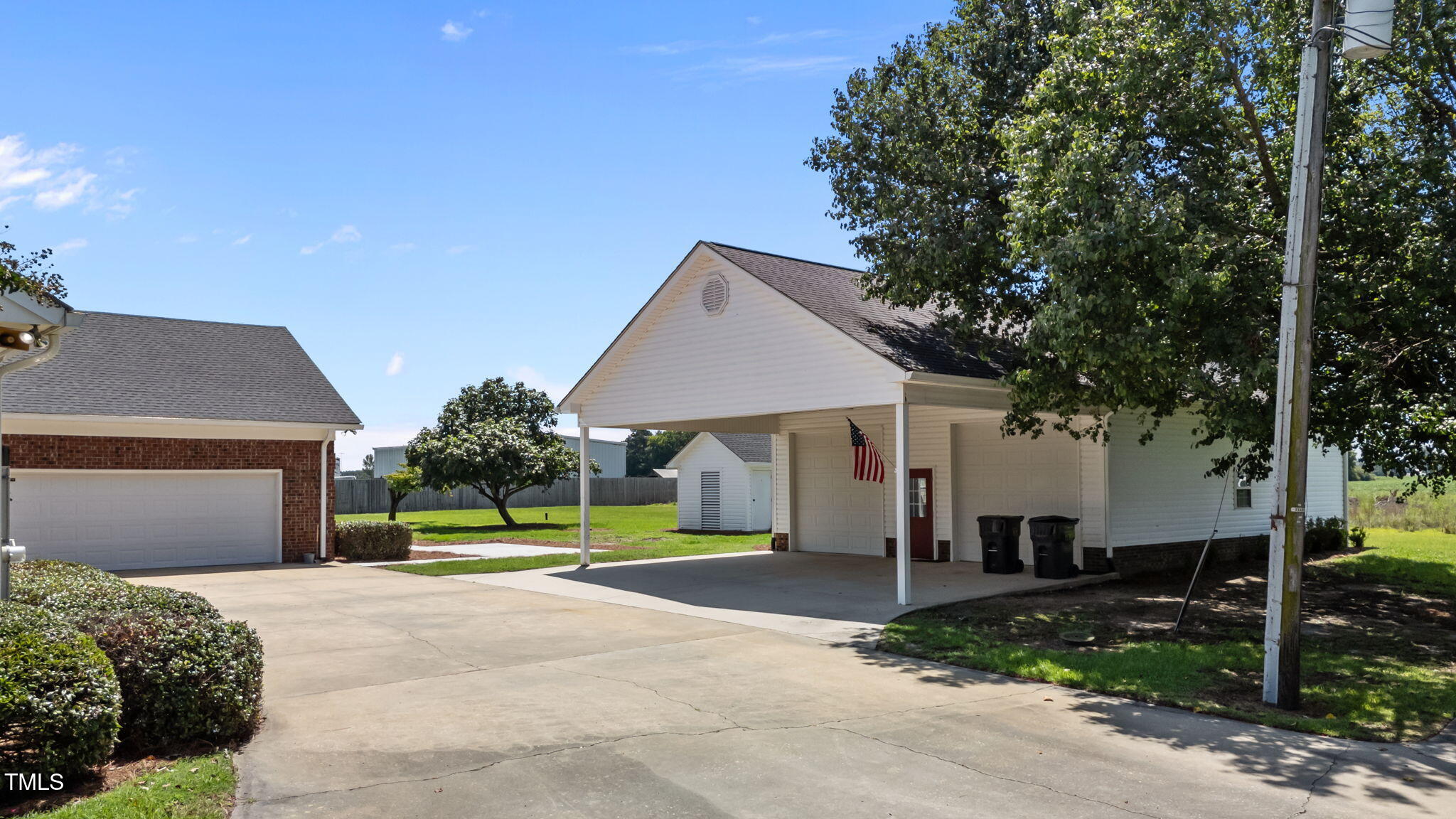 919 Drag Strip Road Benson, NC 27504 - Photo 4 of 54 Detached garage and attached 2 car garage