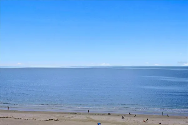 a view of an ocean beach