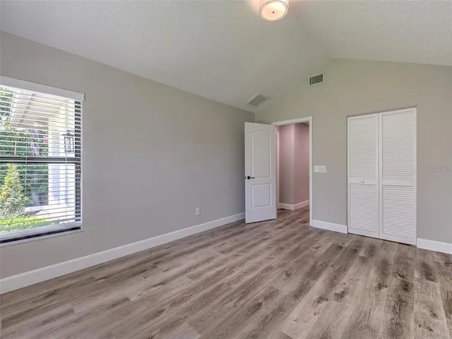 wooden floor in an empty room