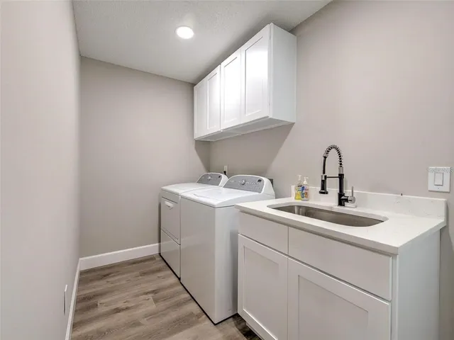 a car parked in a garage