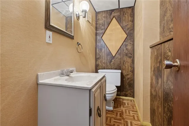 a view of an empty room