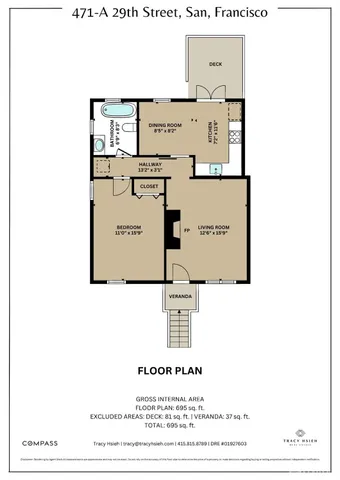 $899,000 | 471 29th Street, Unit A, San Francisco, CA 94131