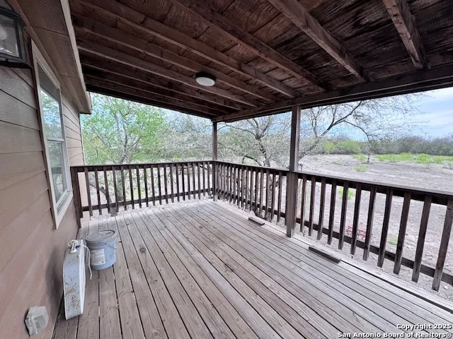a view of deck with wooden floor and outdoor space