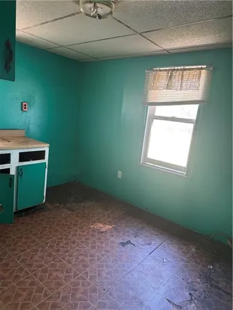 a view of a hallway with window