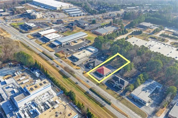 a small pool with table and chairs