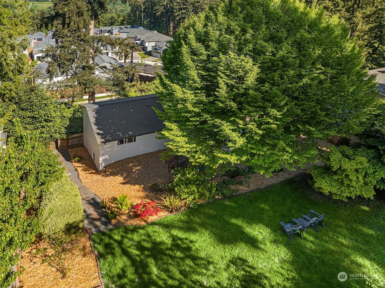 22830 Atlas Road Bothell, WA 98021 - Photo 39 of 40 an aerial view of residential house with outdoor space