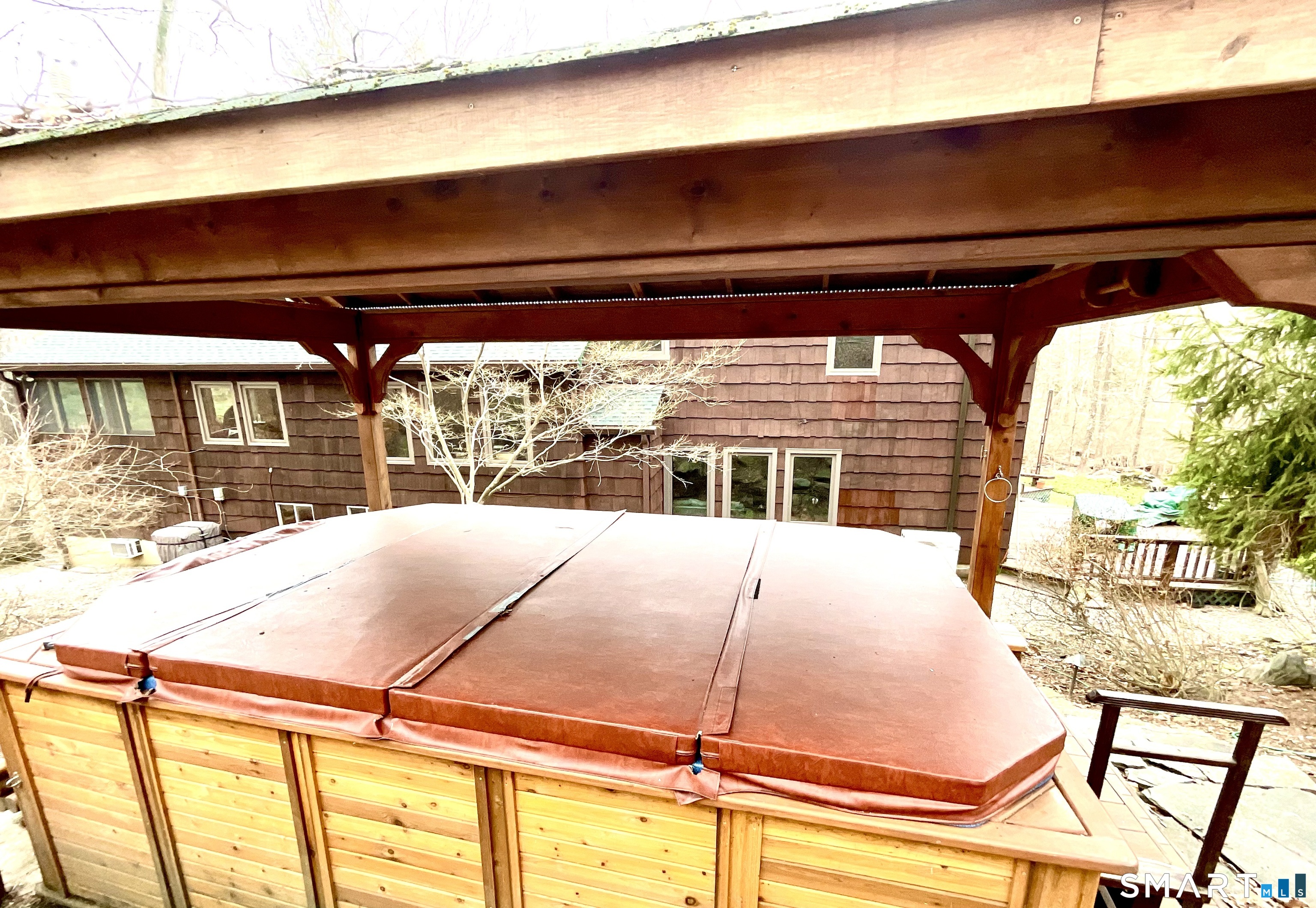 208 Cascade Road Stamford, CT 06903 - Photo 26 of 31 a view of a house with a porch
