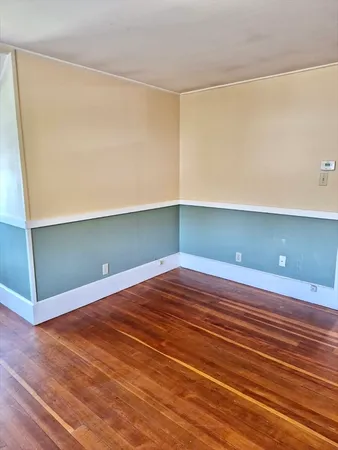 a view of a room with an empty space