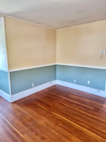 a view of a room with an empty space