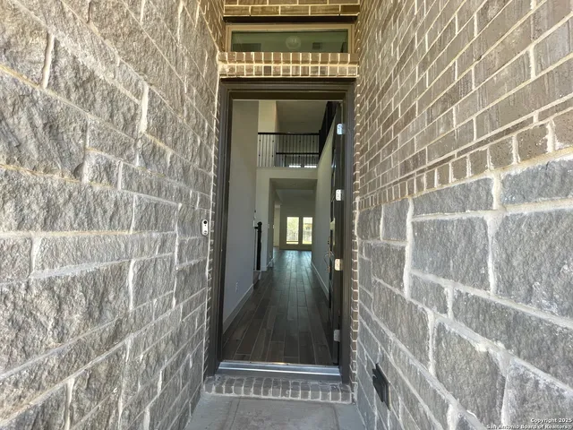 a view of a entryway door of the house