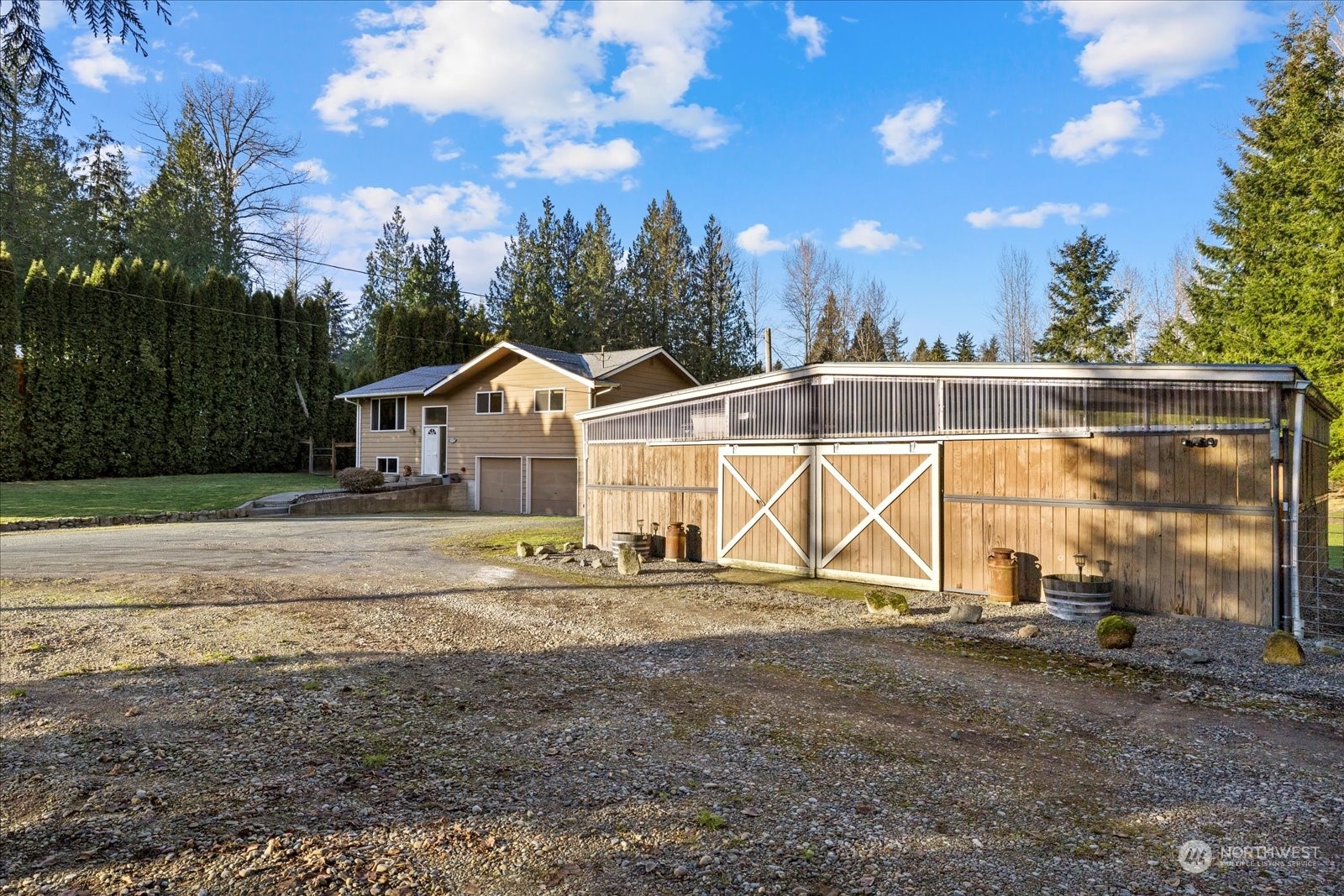 13925 Dubuque Road Snohomish, WA 98290 - Photo 33 of 40 a house view with wooden fence