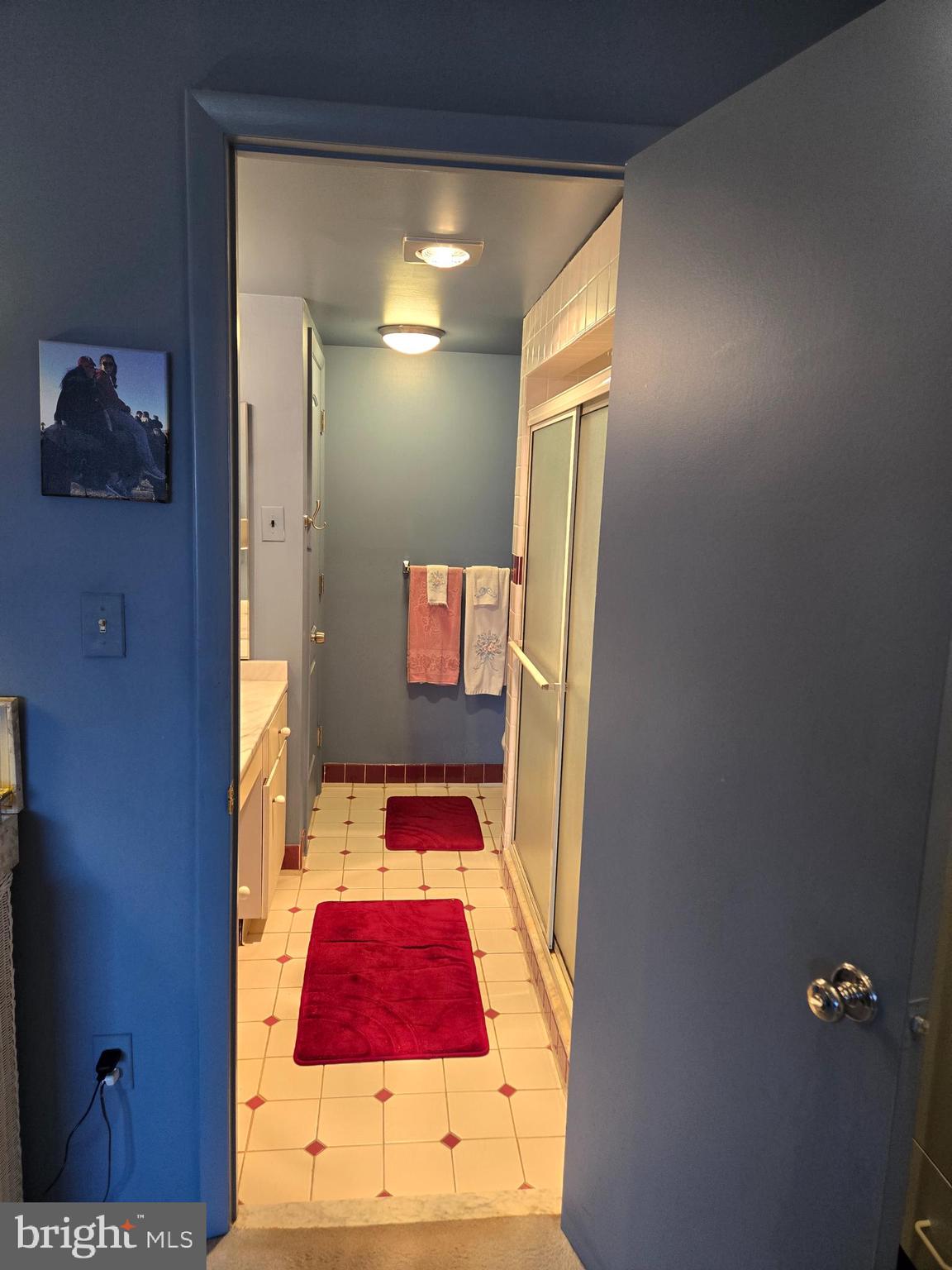 1000 Putnam Boulevard, Unit 603 Wallingford, PA 19086 - Photo 24 of 44 a bathroom with a sink and a mirror