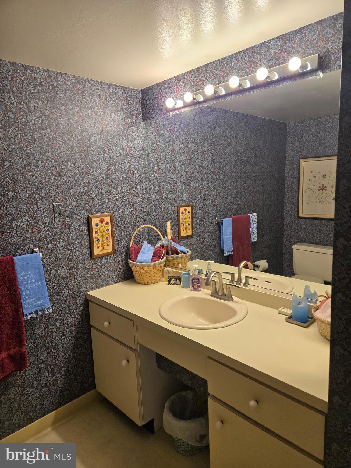 1000 Putnam Boulevard, Unit 603 Wallingford, PA 19086 - Photo 35 of 44 a bathroom with a sink a toilet and a mirror