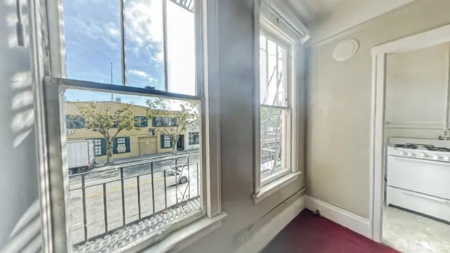 a view of front door