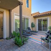 a view of a lounge chairs in the porch