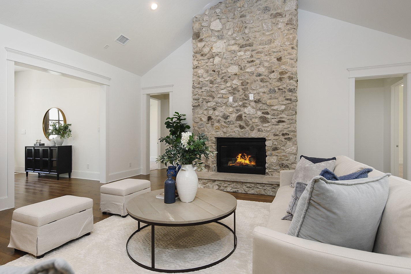 630 Lonestar Road Huntsville, TX 77340 - Photo 11 of 48 a living room with furniture and a fireplace