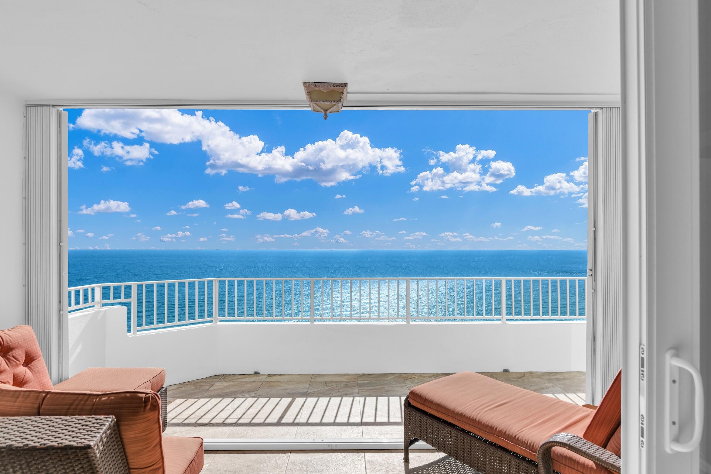 500 South Ocean Boulevard, Unit PH8PH9 Boca Raton, FL 33432 - Photo 1 of 70 PH8 BALCONY VIEW