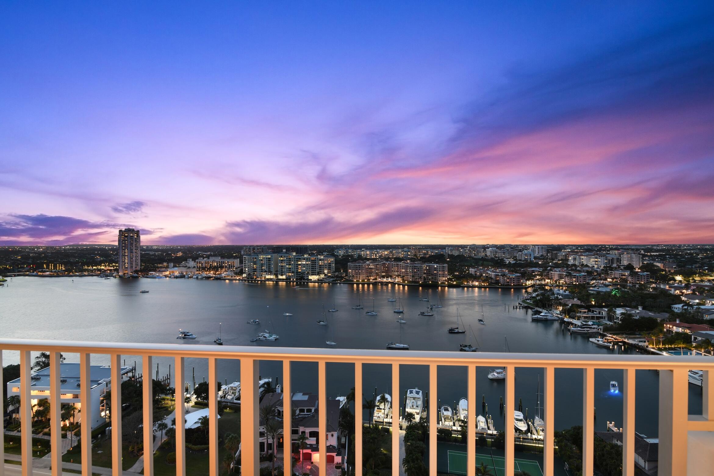 500 South Ocean Boulevard, Unit PH8PH9 Boca Raton, FL 33432 - Photo 18 of 70 PH9 VIEW AT NIGHT