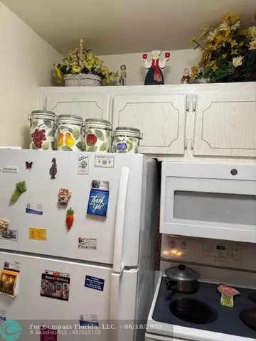 a white refrigerator freezer sitting inside of a kitchen