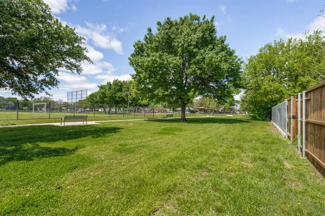 a view of a golf course