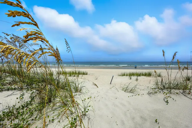 a view of an ocean beach