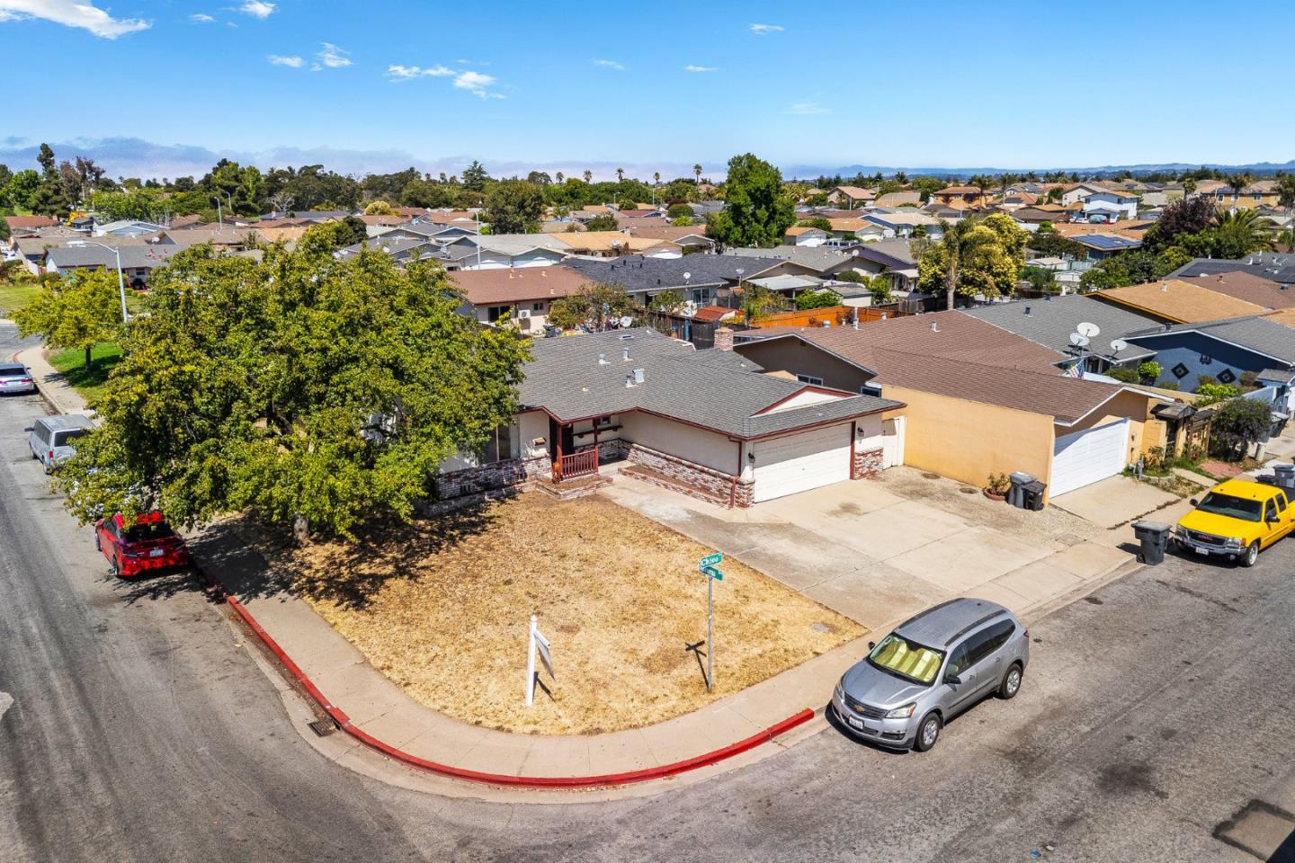 1607 Chico Way Salinas, CA 93906 - Photo 15 of 32 an aerial view of a swimming pool with lounge chair