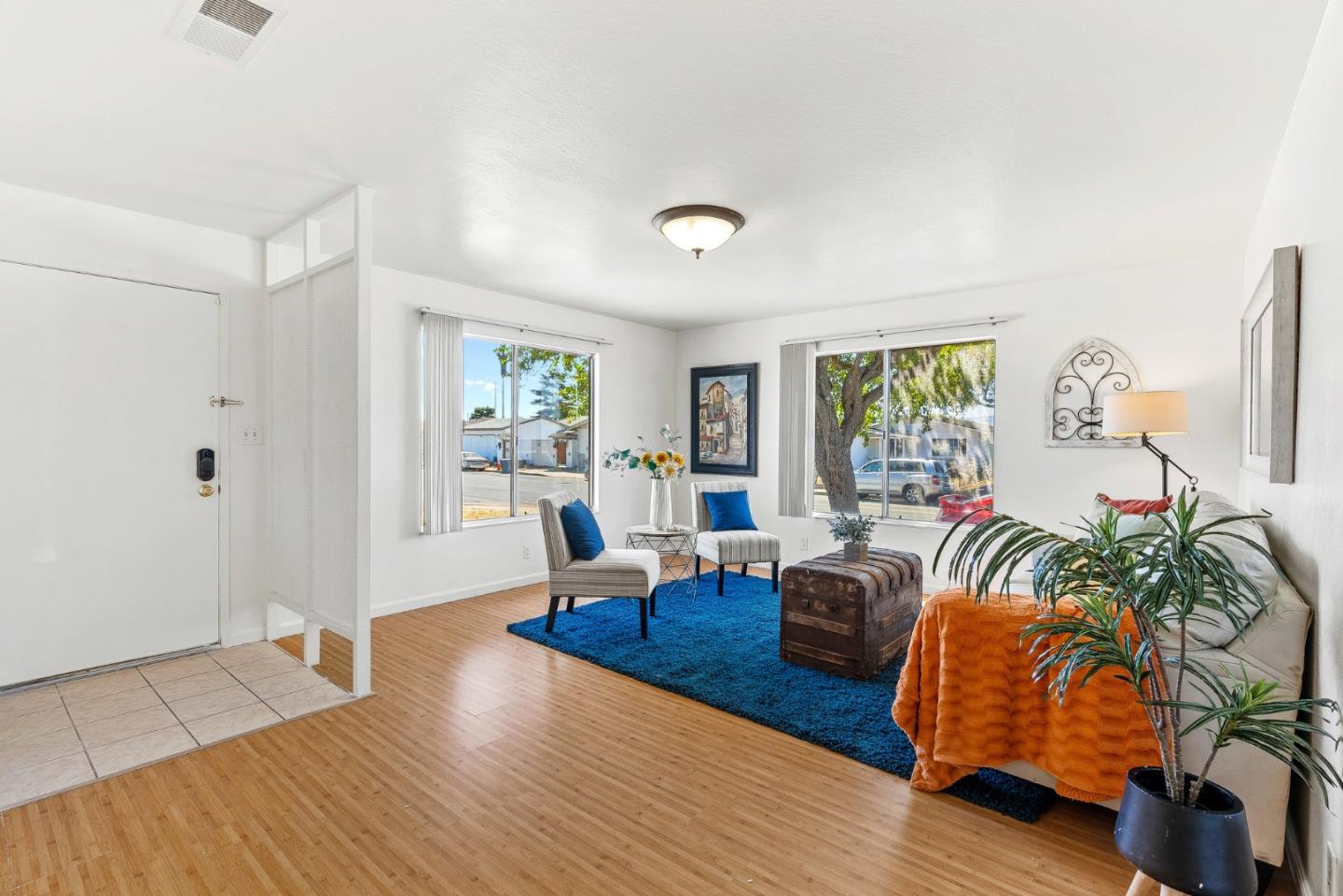 1607 Chico Way Salinas, CA 93906 - Photo 25 of 32 a living room with furniture and a wooden floor