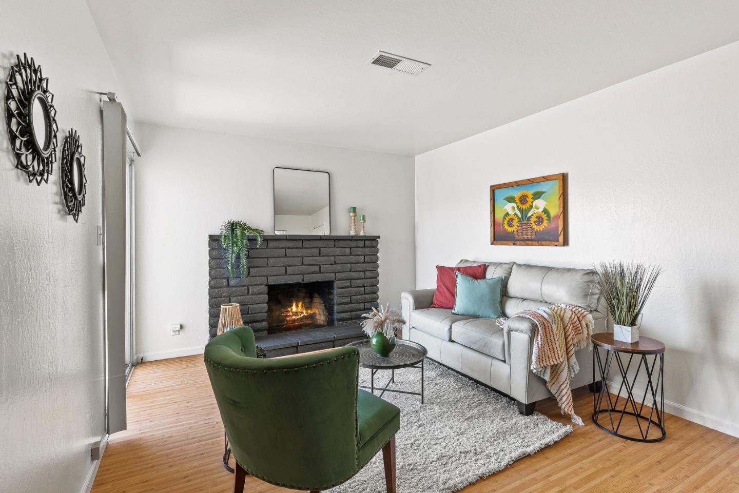 1607 Chico Way Salinas, CA 93906 - Photo 31 of 32 a living room with furniture and a fireplace