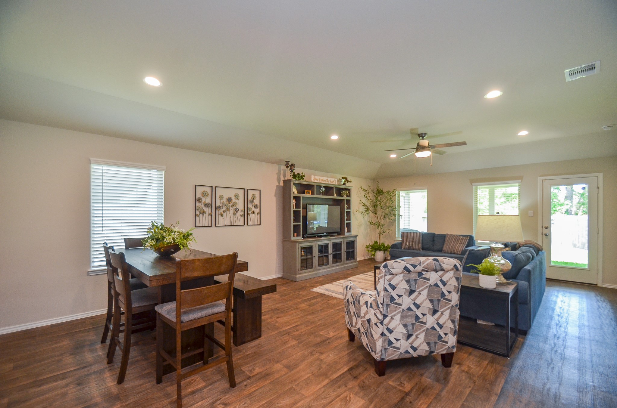 3810 Willow Valley Conroe, TX 77301 - Photo 15 of 38 a living room with furniture and wooden floor