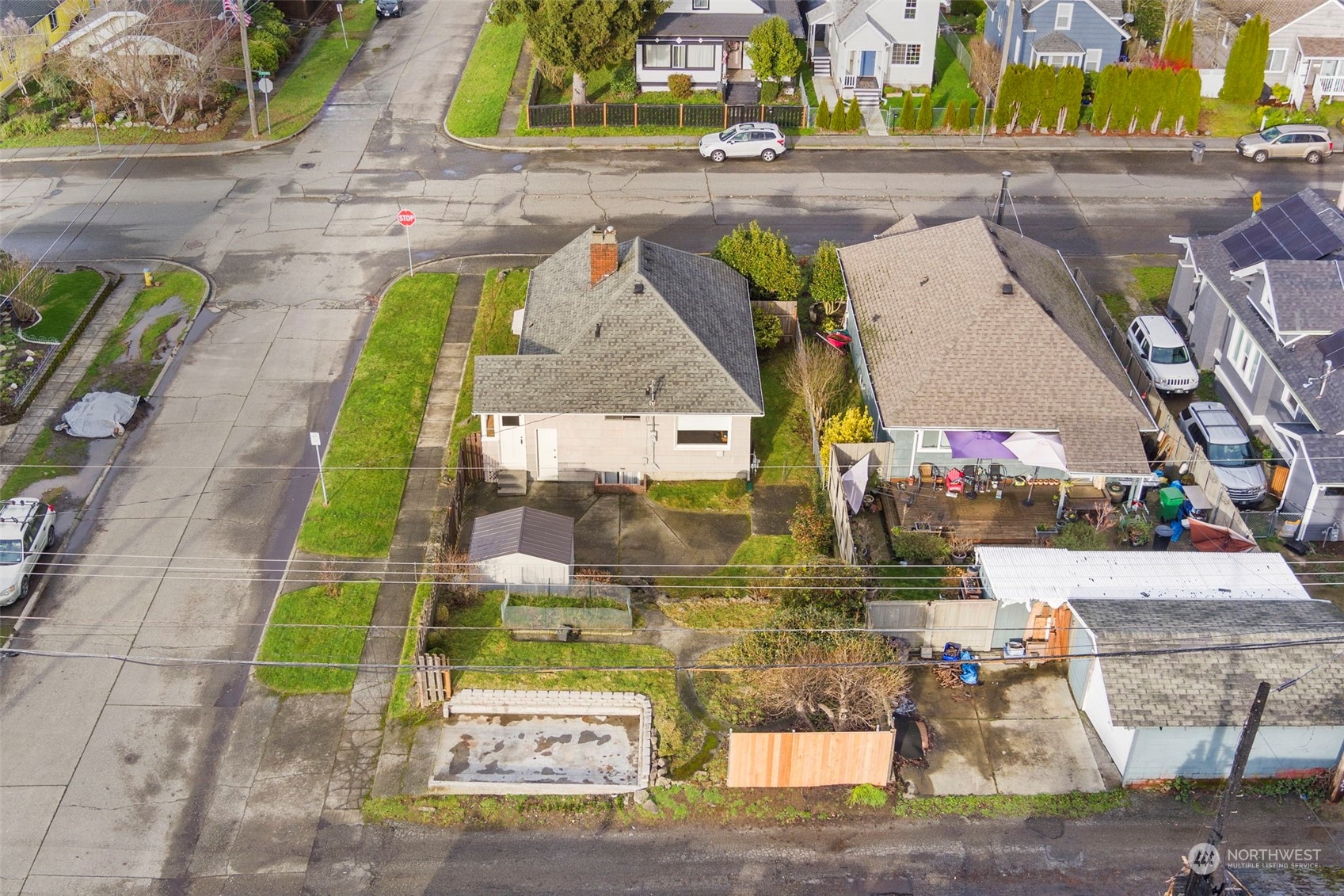 1745 4th Street Bremerton, WA 98337 - Photo 28 of 29 an aerial view of a houses with yard