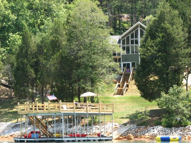 429 East Norris Point Road La Follette, TN 37766 - Photo 17 of 18 Two Story Dock Level Back Yard