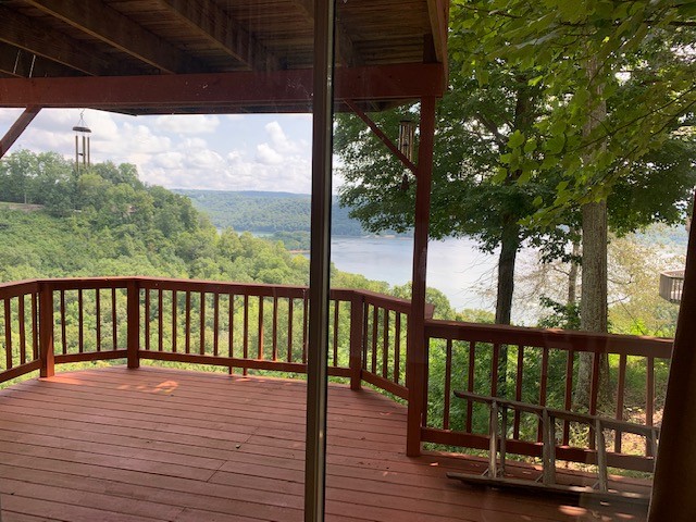 323 Cosby Parris Road Byrdstown, TN 38549 - Photo 17 of 28 a view of balcony with wooden floor