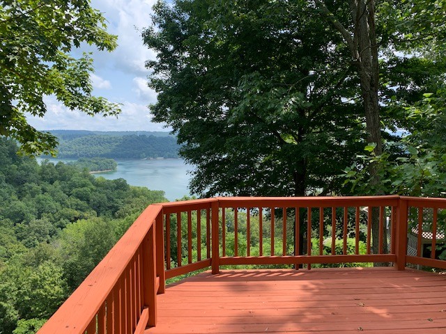 323 Cosby Parris Road Byrdstown, TN 38549 - Photo 19 of 28 a balcony with wooden floor