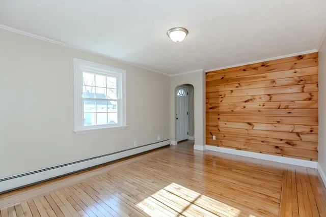 wooden floor in an empty room