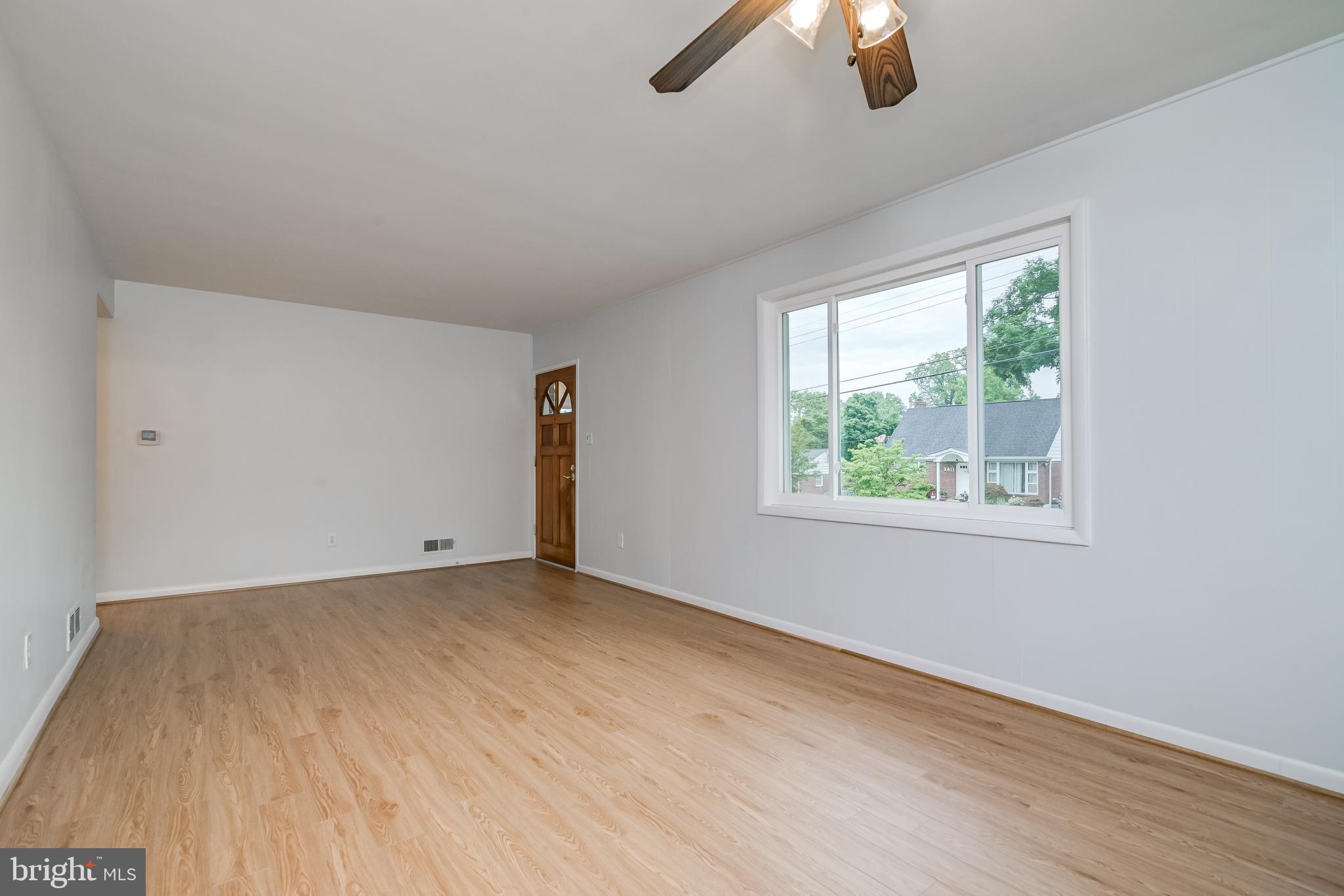 3808 Greenly Street Silver Spring, MD 20906 - Photo 17 of 52 Large Living Room in front portion of house