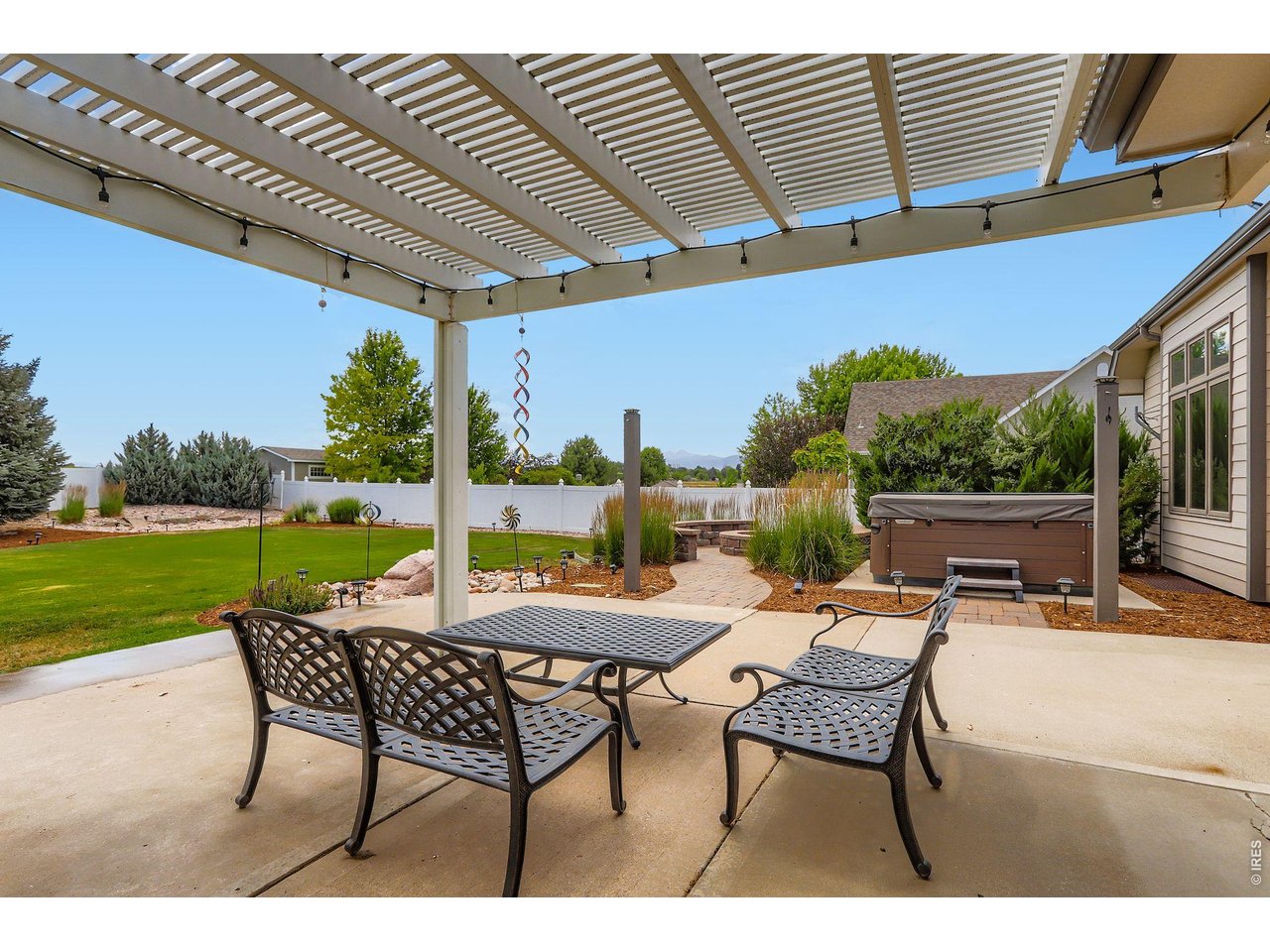 640 Valley View Road Loveland, CO 80537 - Photo 29 of 40 a patio with a patio table and chairs