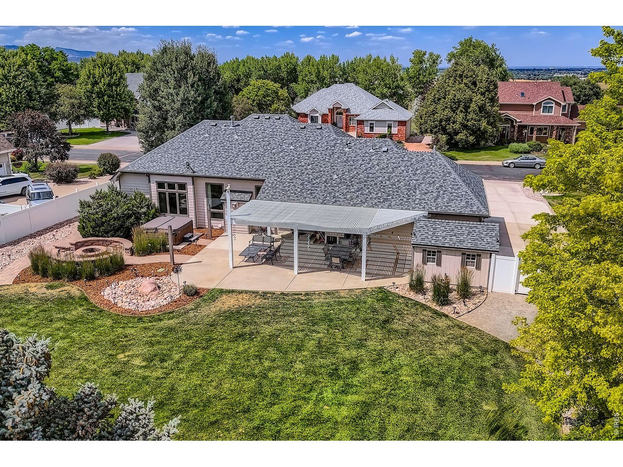 640 Valley View Road Loveland, CO 80537 - Photo 32 of 40 a front view of a house with a yard