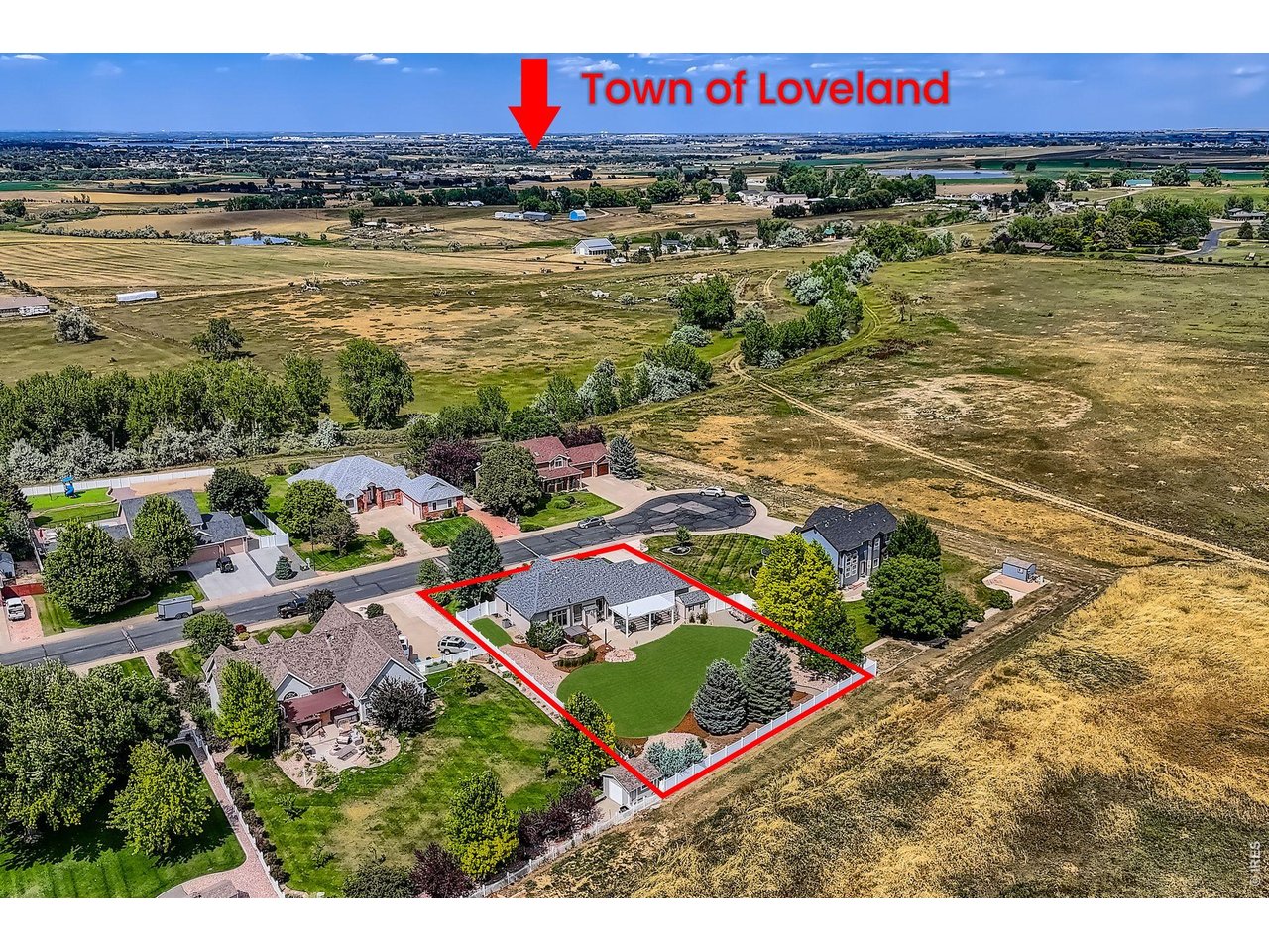 640 Valley View Road Loveland, CO 80537 - Photo 37 of 40 a view of a city with an ocean