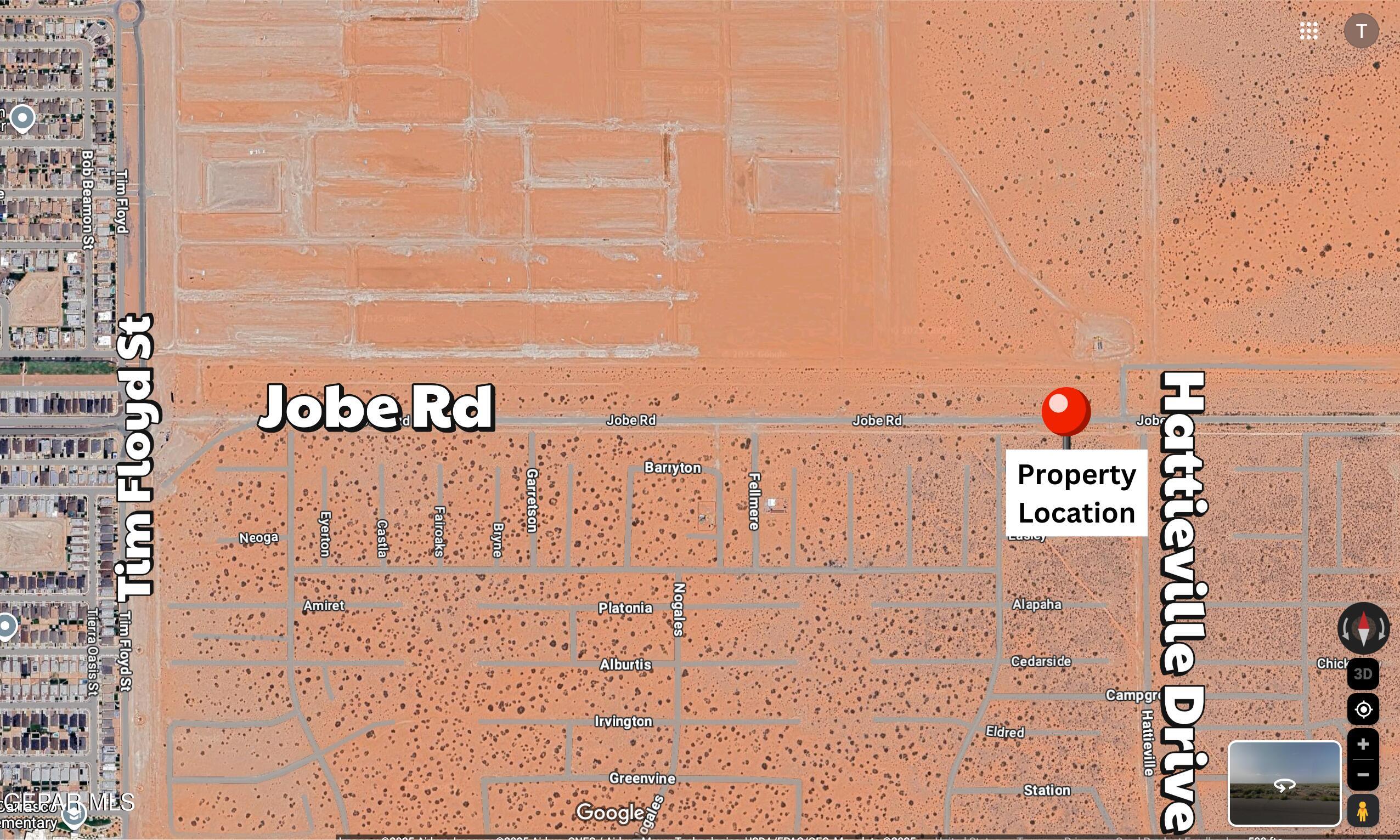 Lot 36 Jobe Road El Paso, TX 79938 - Photo 6 of 10 Map