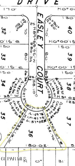 Lot 36 Jobe Road El Paso, TX 79938 - Photo 10 of 10 Plat Map