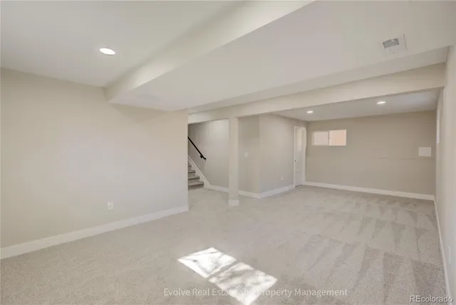 a view of empty room