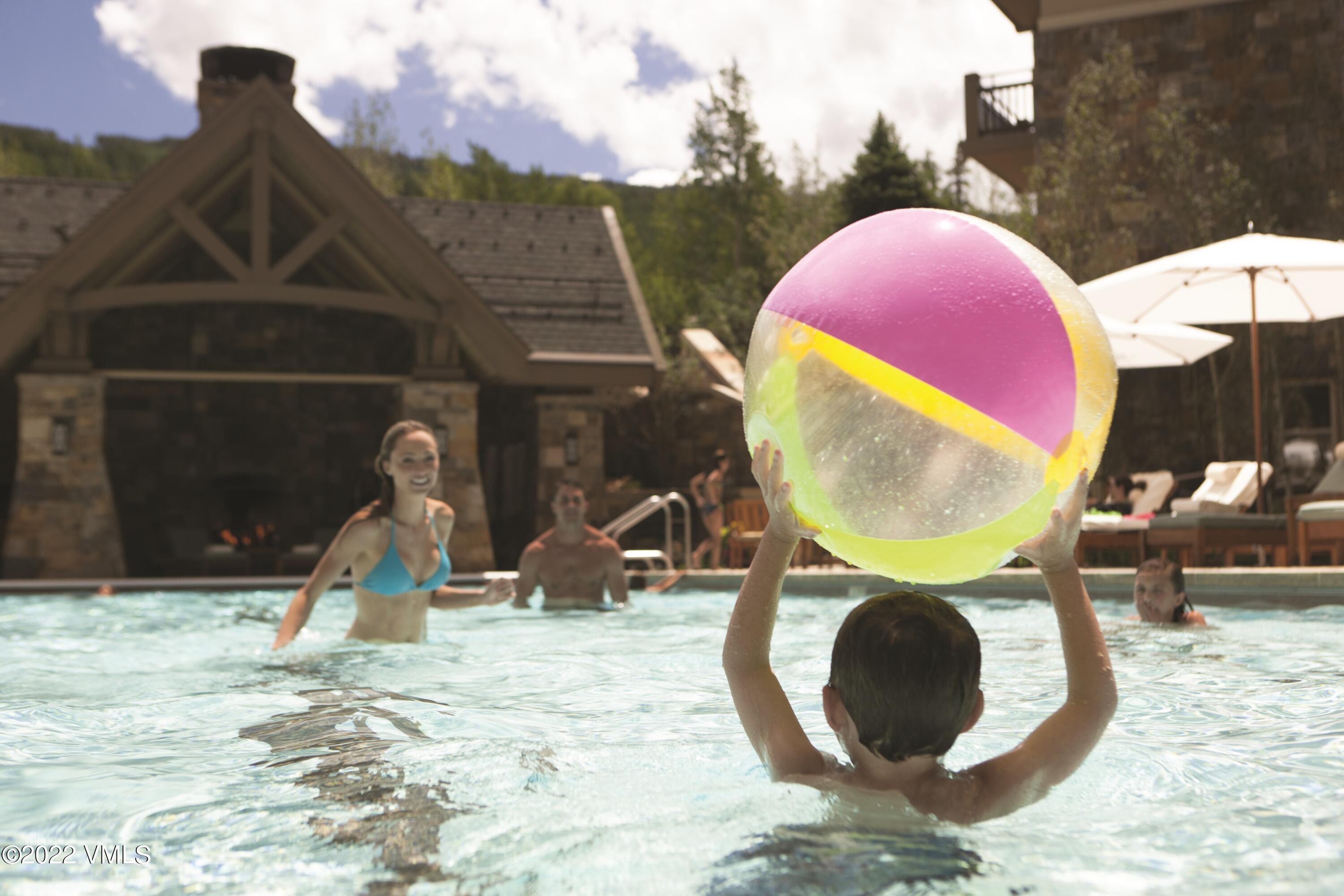 1 Vail Road, Unit 7105A Vail, CO 81657 - Photo 37 of 39 Four Seasons Kids in Pool High Res