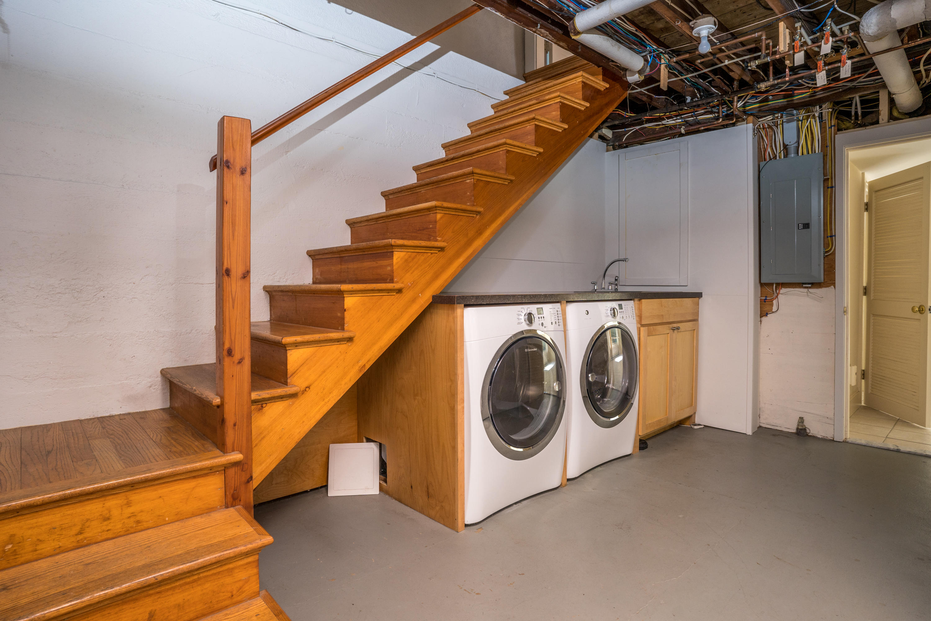 268 Elm Road Falmouth, MA 02540 - Photo 18 of 29 a utility room with dryer and washer